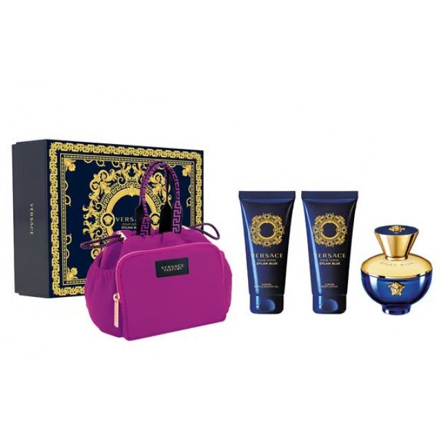 VERSACE Dylan Blue SET: EDP 100ml + body lotion 100ml + shower gel 100ml + bag